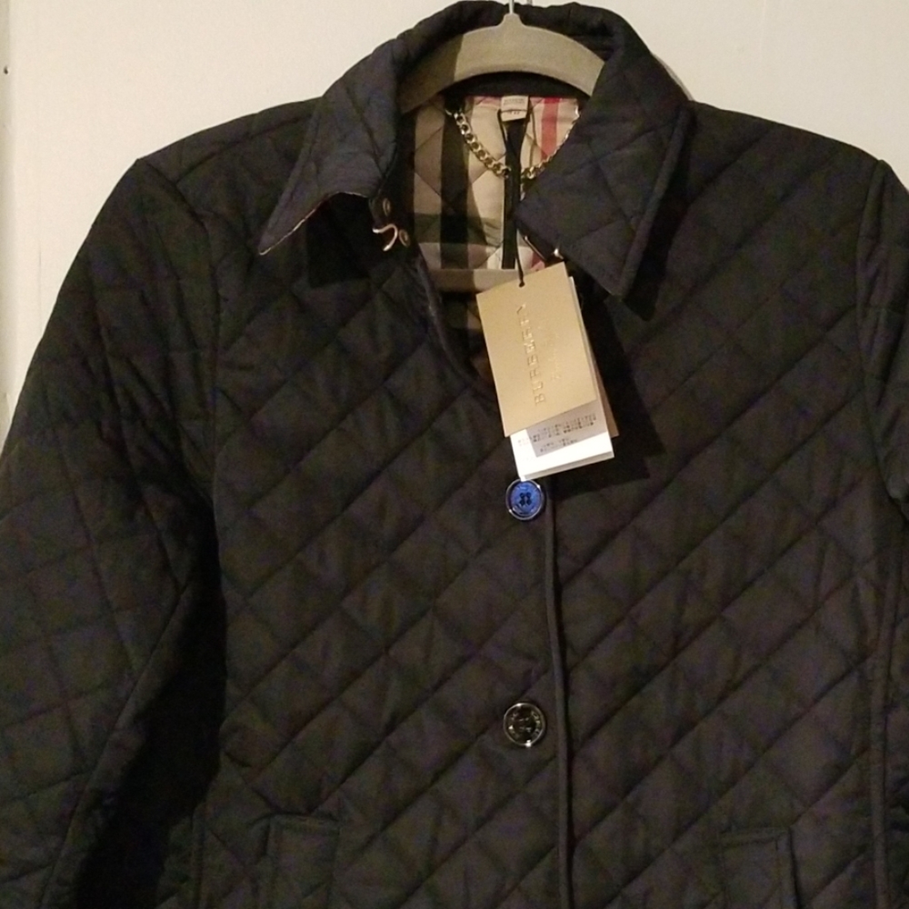 Burberry quilted plaid jacket💓
